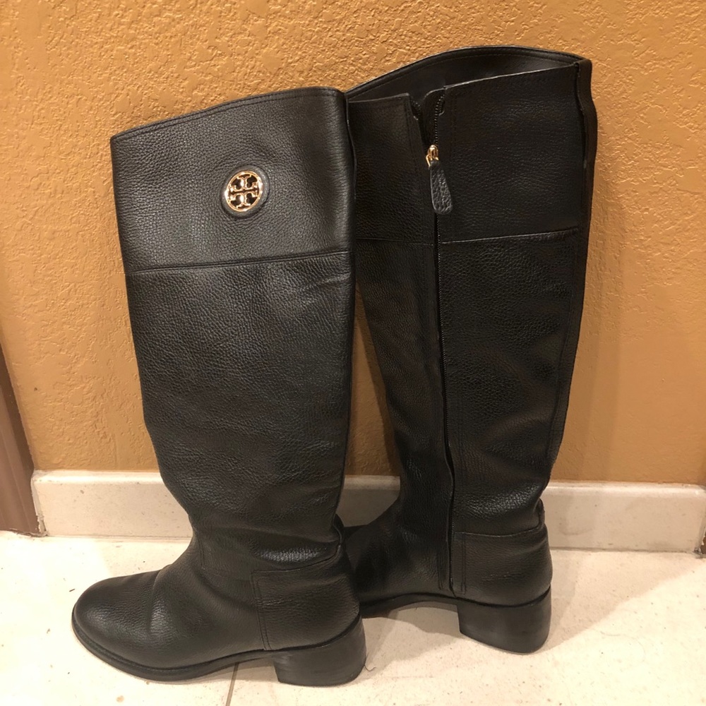 Tory Burch Leather boots 9.5
